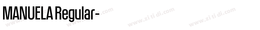 MANUELA Regular字体转换